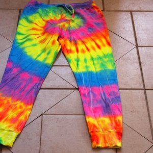 DESTINATIONS Tie-Dye Sweat Pants    Sz XL